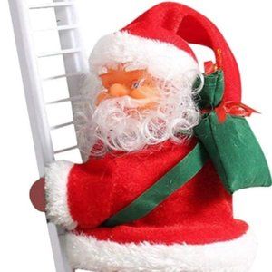 🎅Electric Christmas Santa Claus 🎅 Climbing Rope Ladder White Musical Toy Xmas